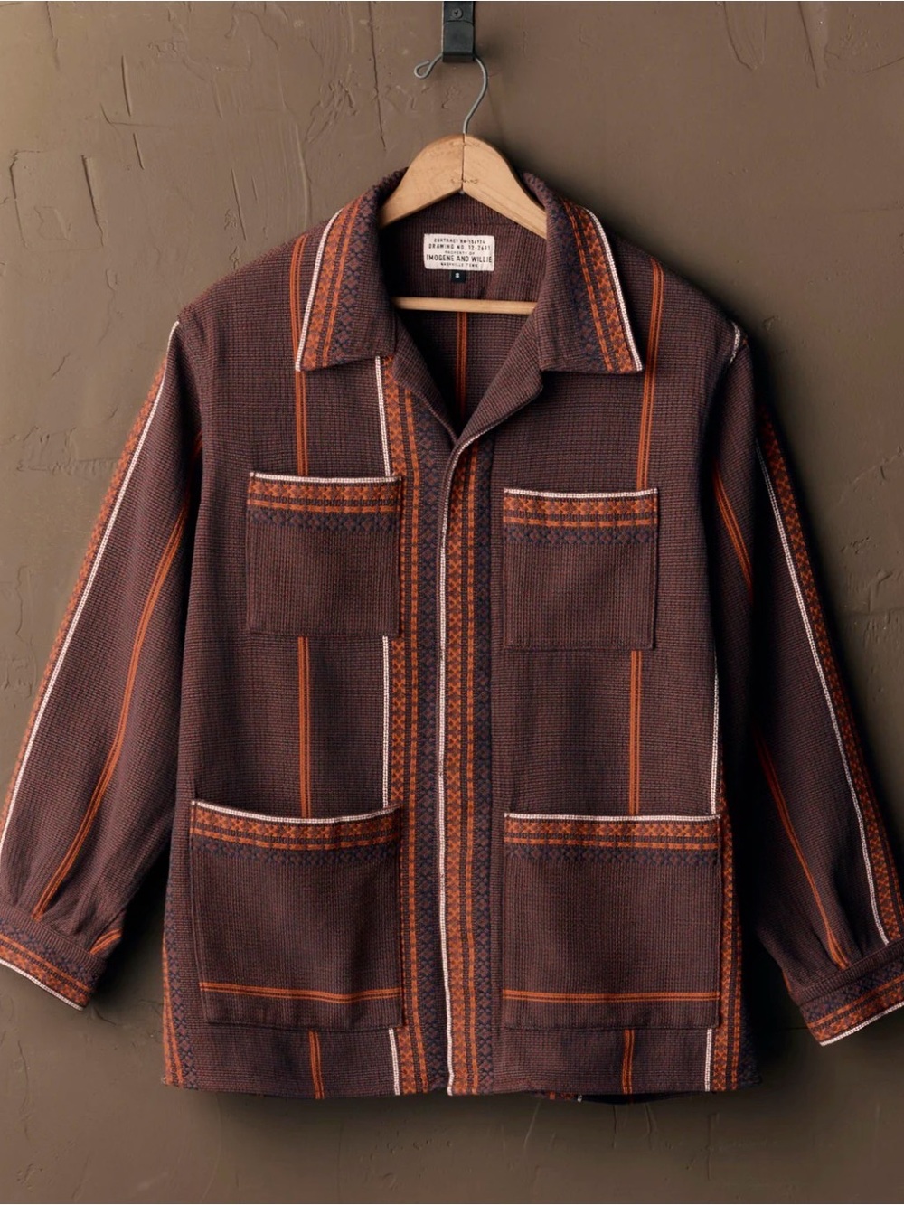imogene + willie lagos woven border jacket - Picture 3 of 15